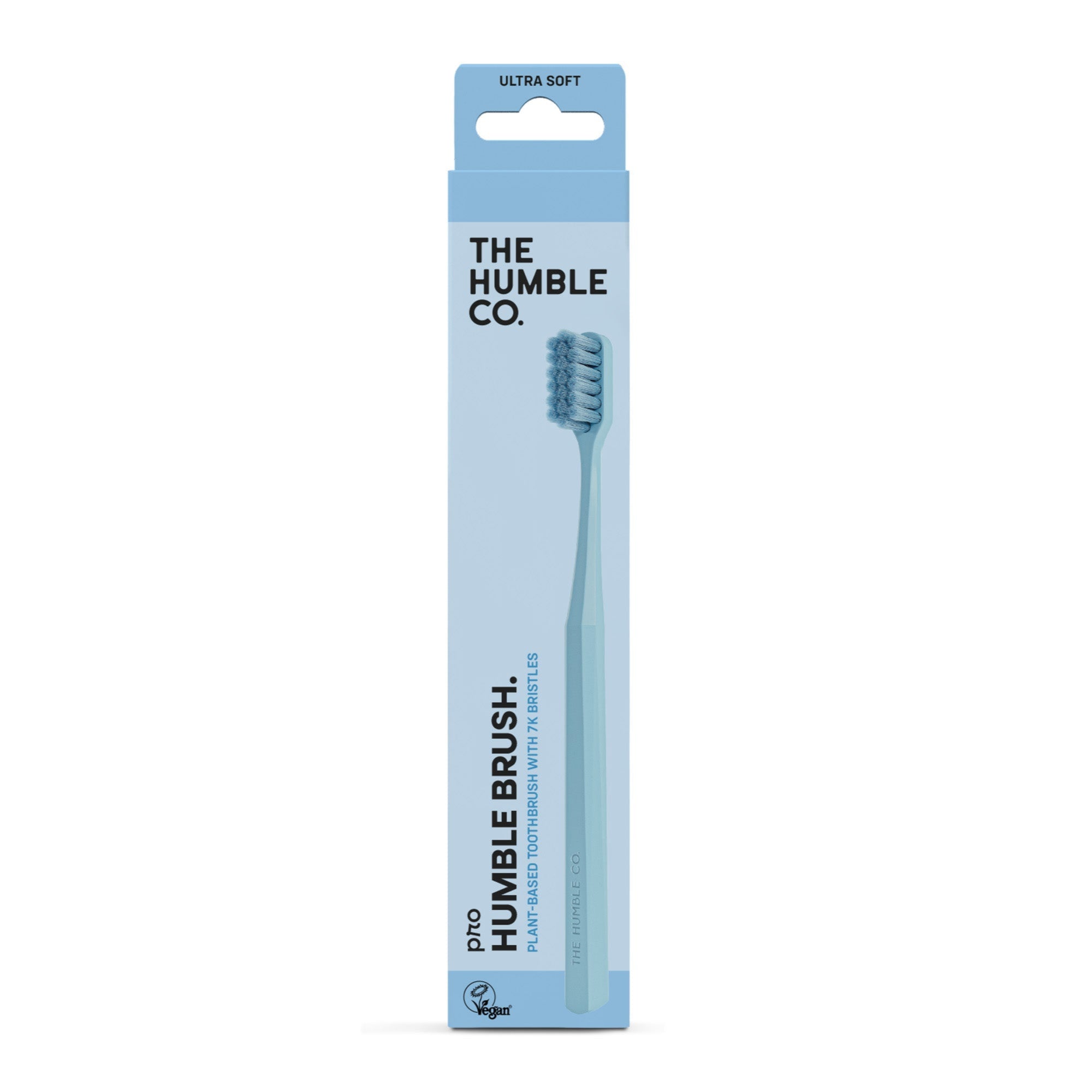The Humble Co. toothbrush packaging on a white background
