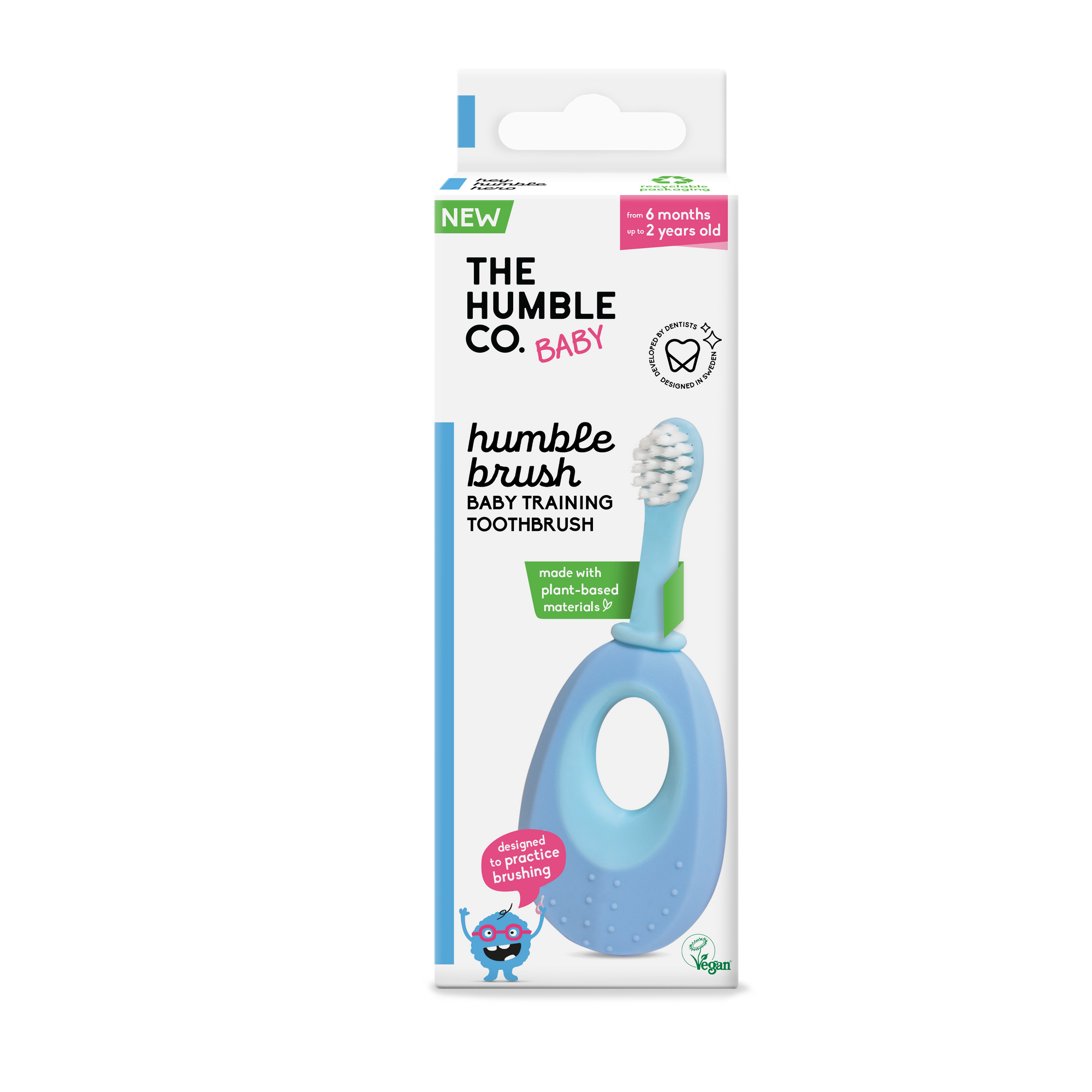 Plant-Based Baby Toothbrush - Blue
