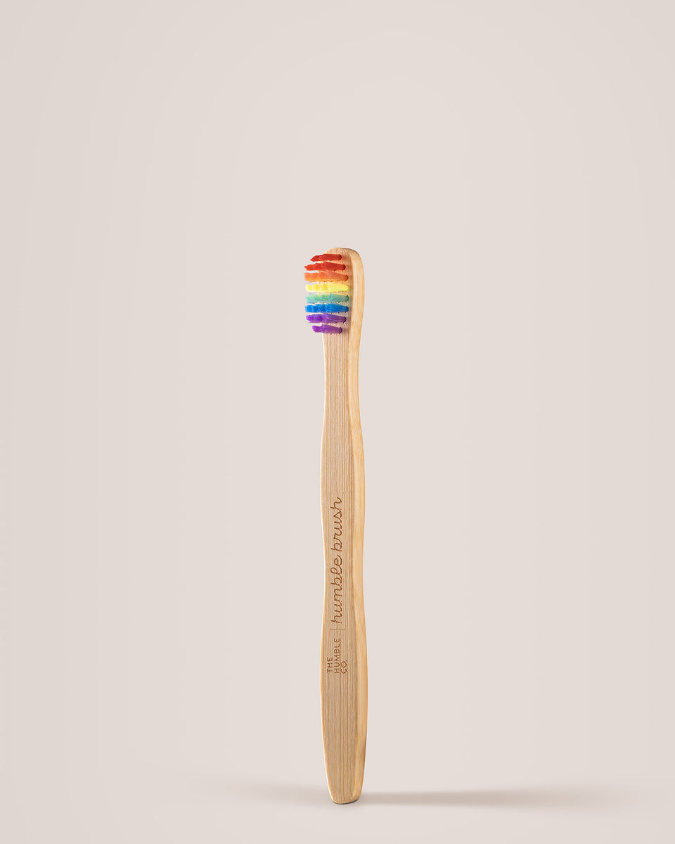 bambus zahnbürste regenbogen Humble Brush Kids | PROUD Edition – Ultraweich