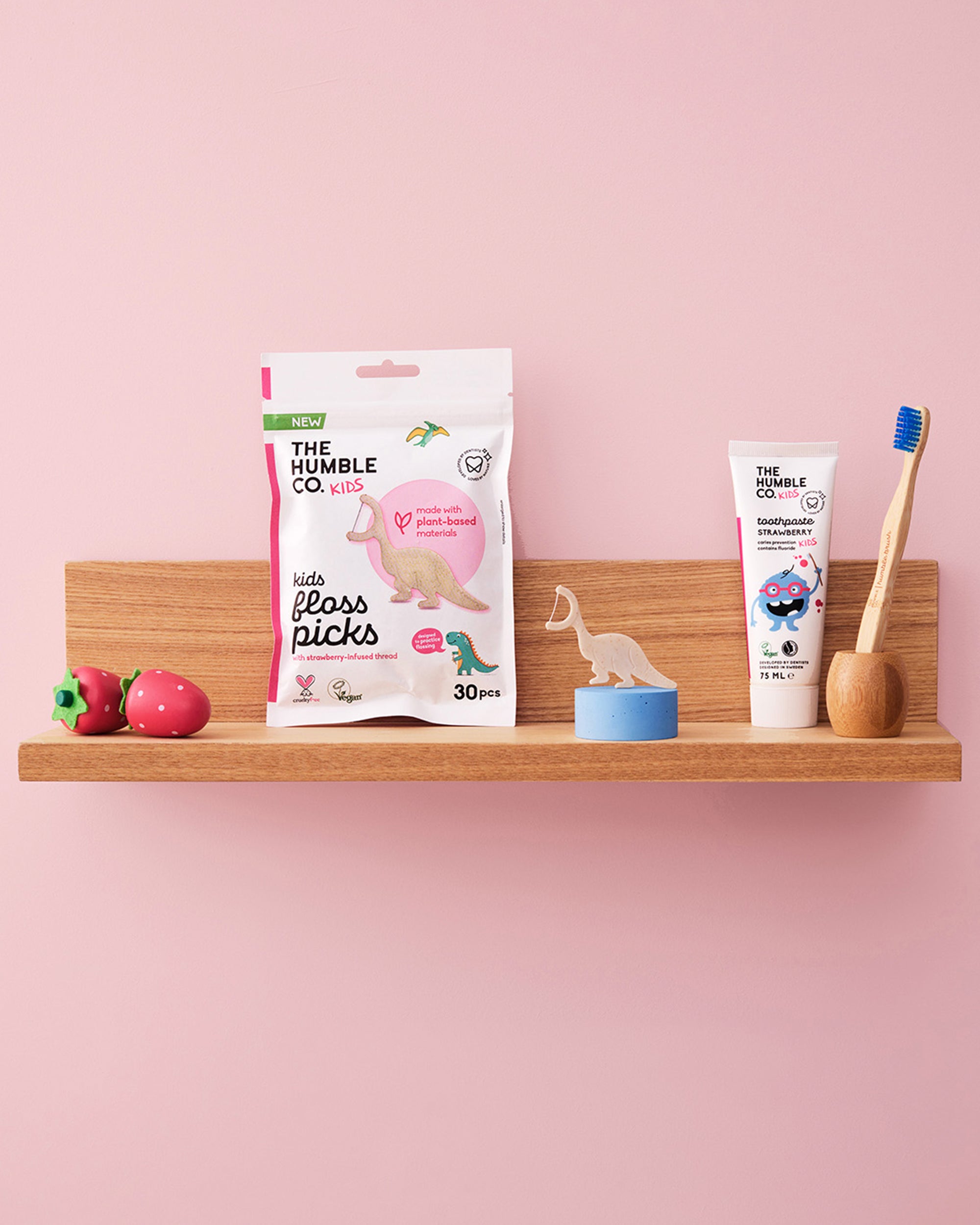 Humble Kids Floss Picks - with plant-based materials - The Humble Co.