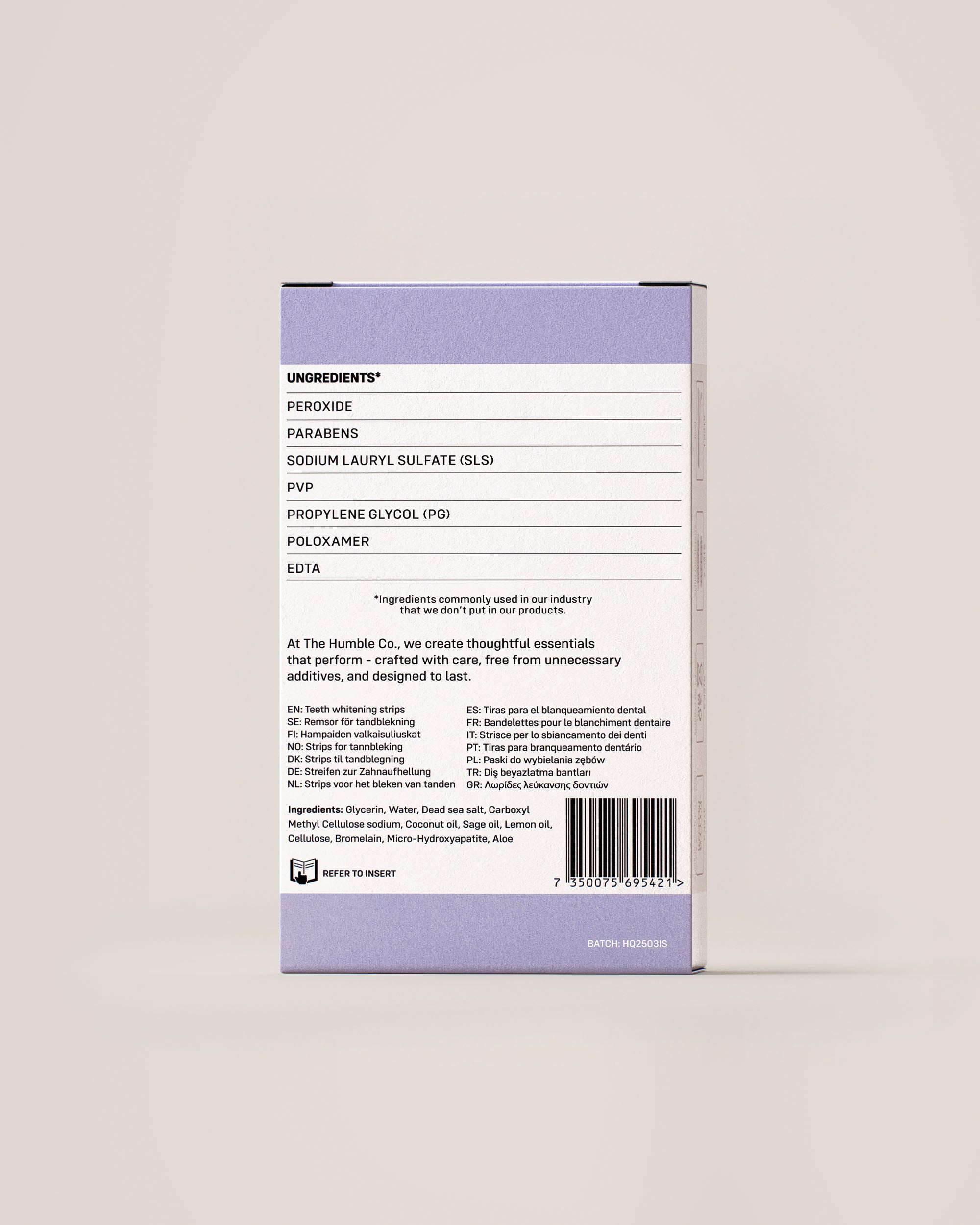 Whitening Strips - Mint