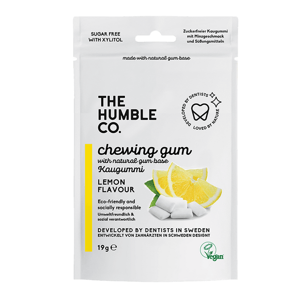 Natural Chewing Gum - Lemon - The Humble Co.