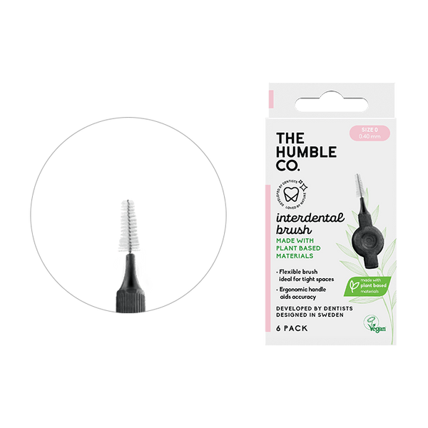 Plant Based Interdental Brush - SIZE 0 - 0,4 mm - The Humble Co.
