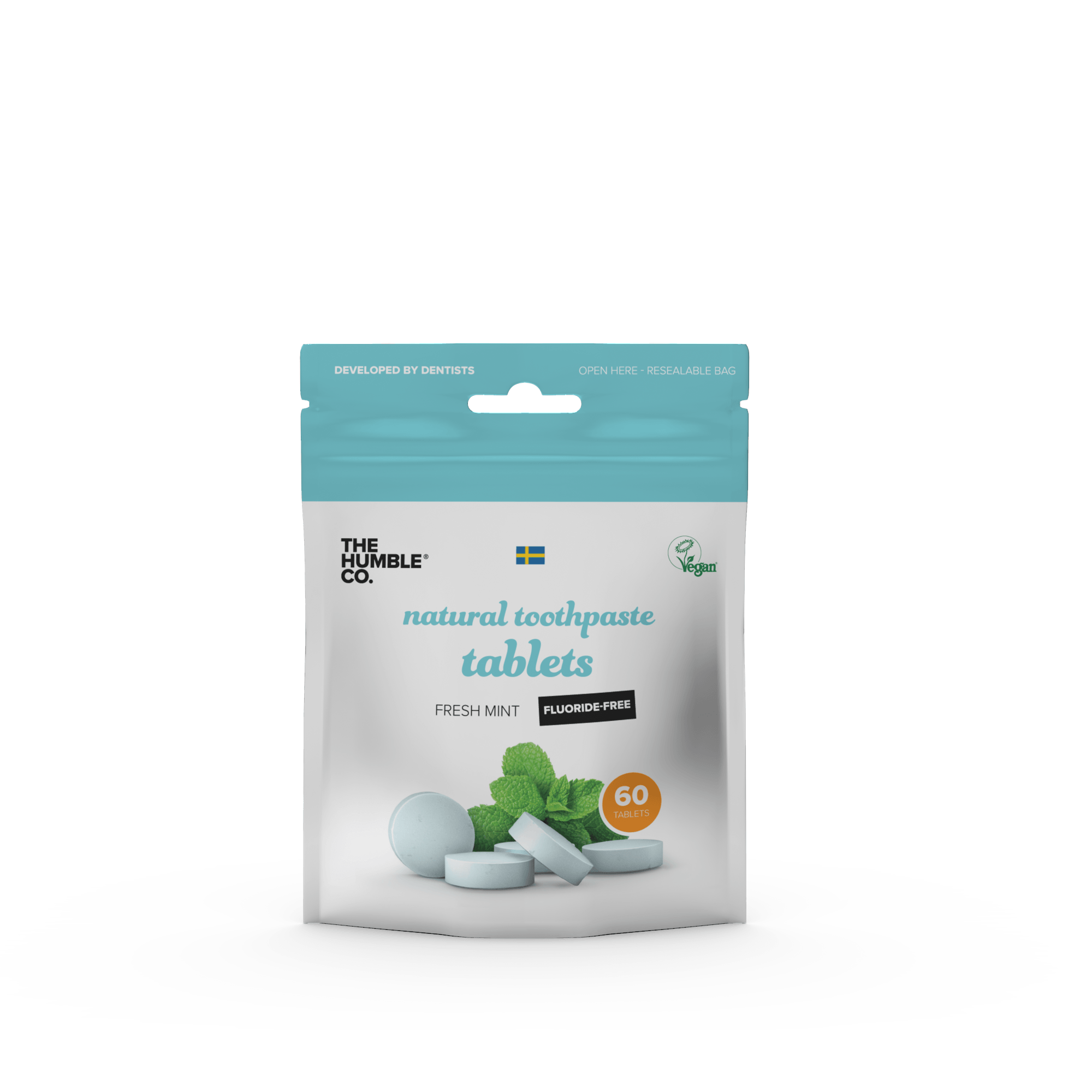 Toothpaste tablets fluoride-free - The Humble Co.