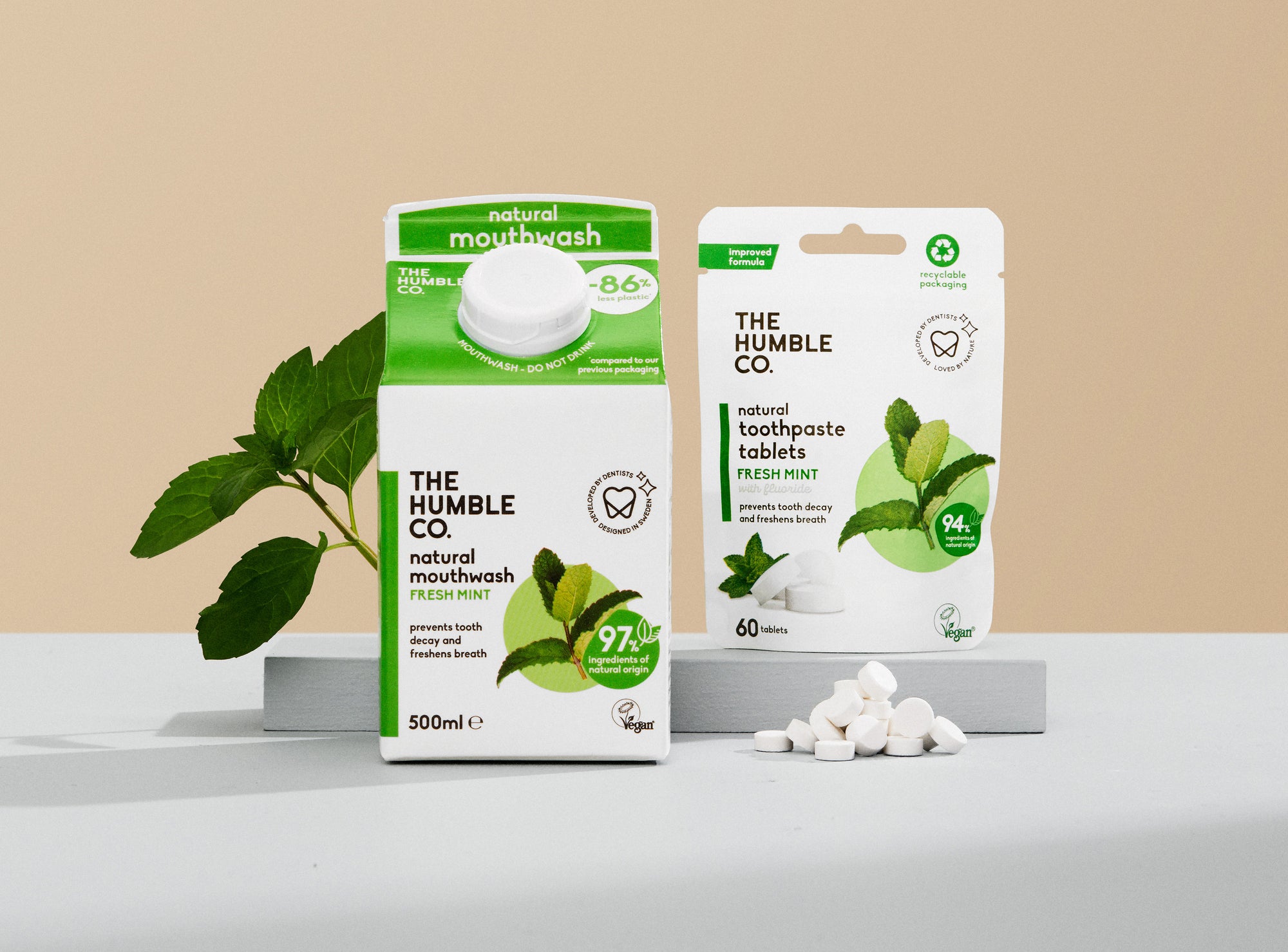 Improved formulas, fresher taste, and better packaging – The Humble Co. launches two new products: Mouthwash and Toothpaste Tablets