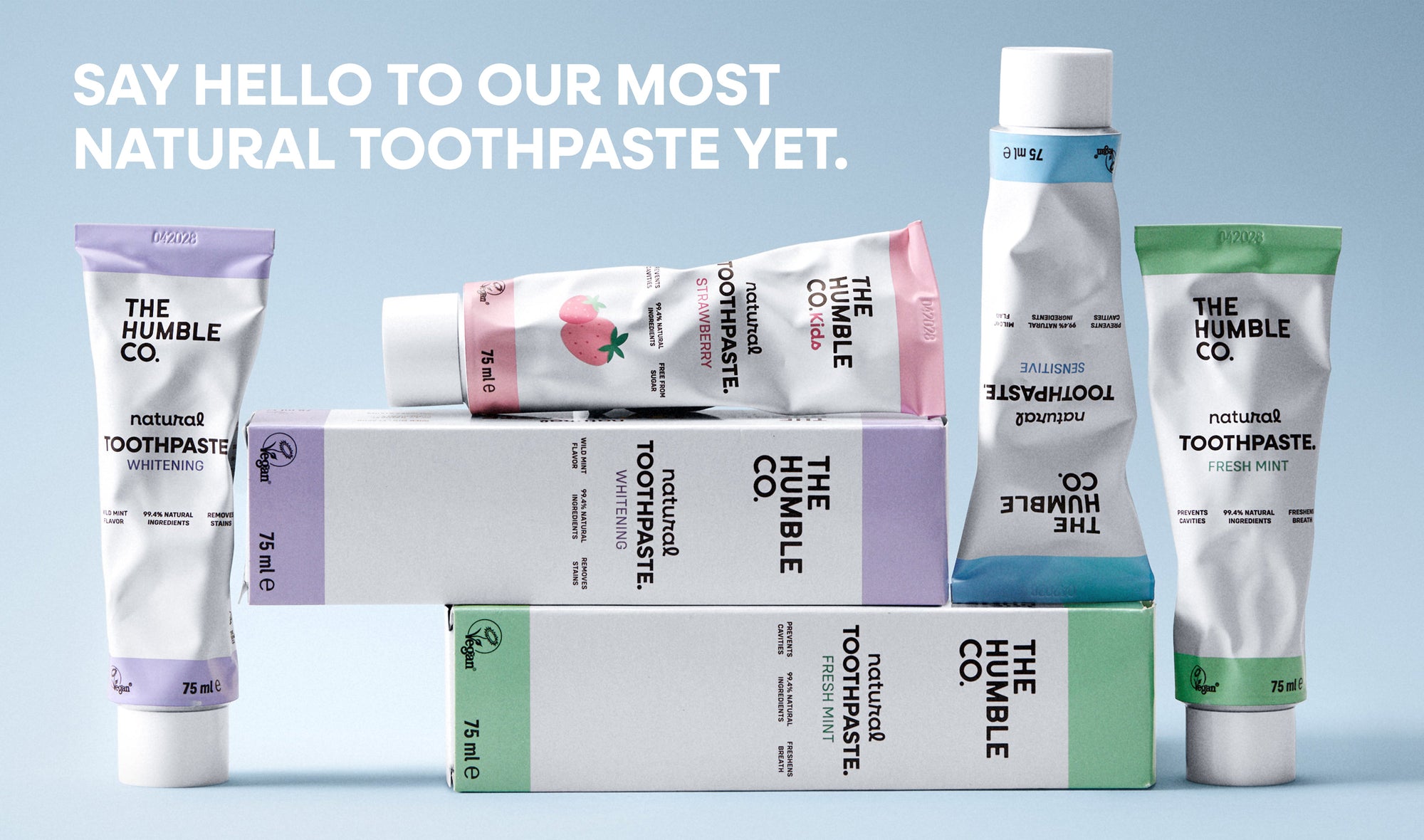 Our most natural toothpaste yet.