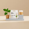 A box of sustainable cotton swabs from The Humbe Co.