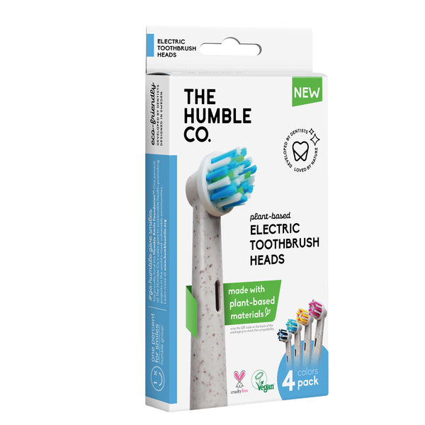 Plant-based Electrical toothbrush heads - 4pack Soft