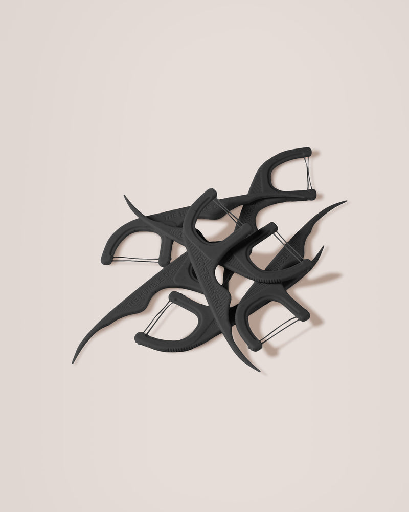 Floss Picks - Charcoal