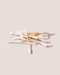 Natural Cotton Swabs Bamboo Spiral tip 100pcs