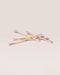 Natural Cotton Swabs Bamboo - Pink