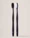 Plant-based Toothbrush 2-p - Sensitive - Black/White