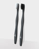 Plant-based Toothbrush 2-p - Sensitive Black/White