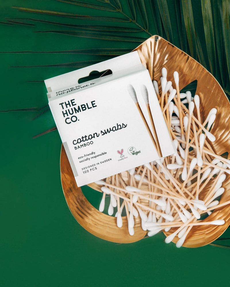 Cotton Swabs - White 100-pack - The Humble Co.