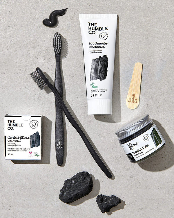 Dental Floss - Charcoal 50m - The Humble Co.