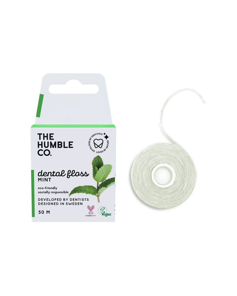 Dental Floss - Fresh Mint 50 m - The Humble Co.