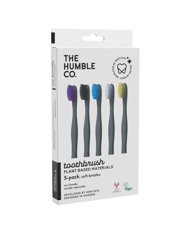 Family Pack - Plant based Toothbrush - The Humble Co.