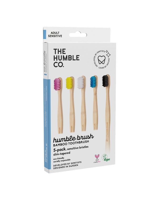 Family Pack - Toothbrush Adult – Sensitive - The Humble Co.