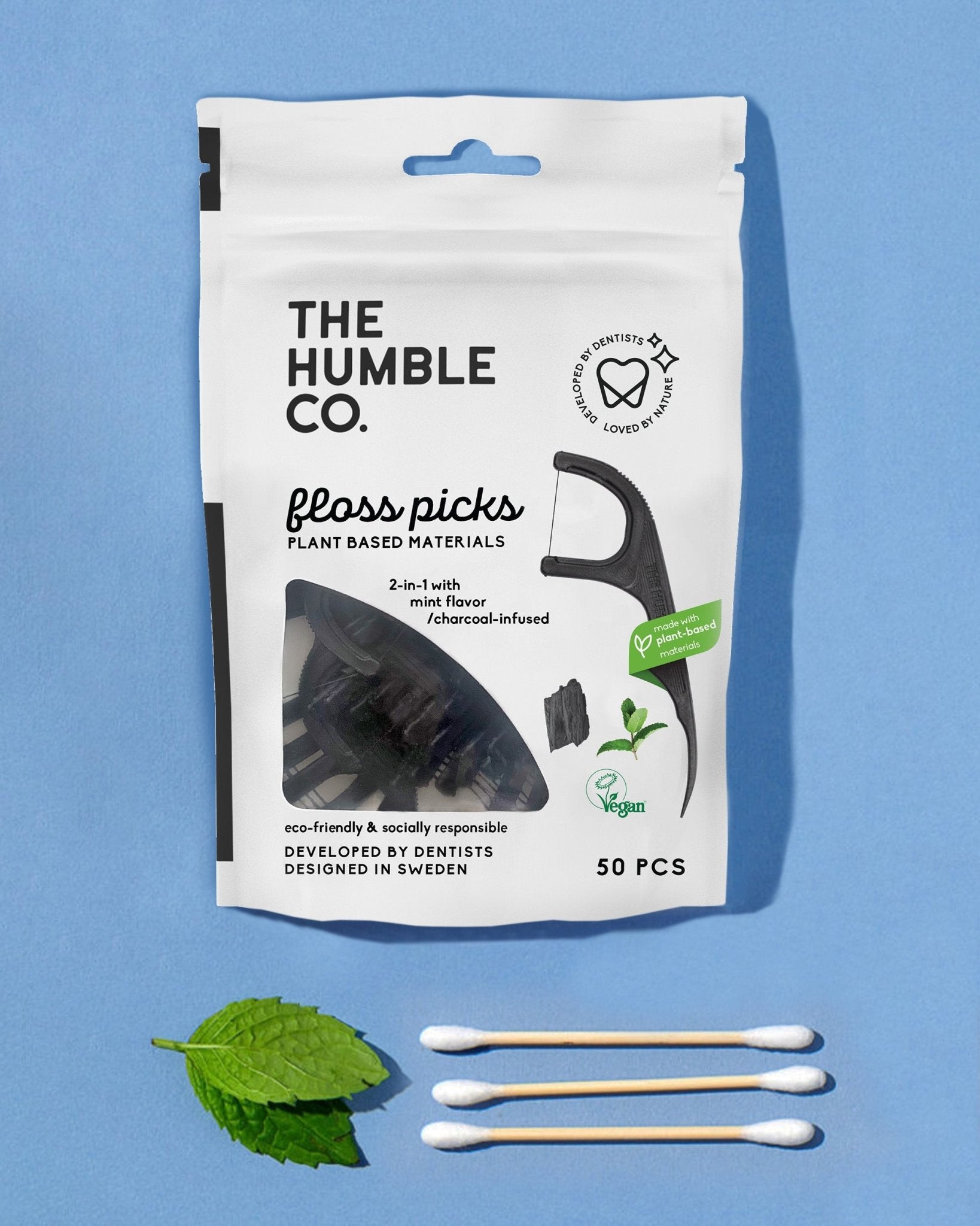 Eco Floss Picks Mint The Humble Co.