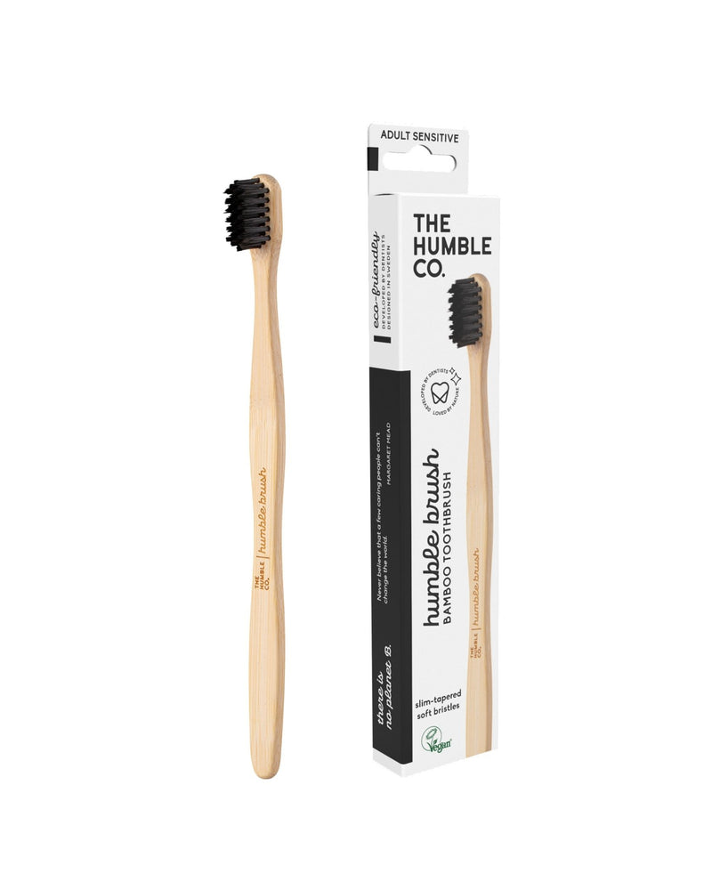 Humble Brush - Adult Black - Sensitive - The Humble Co.