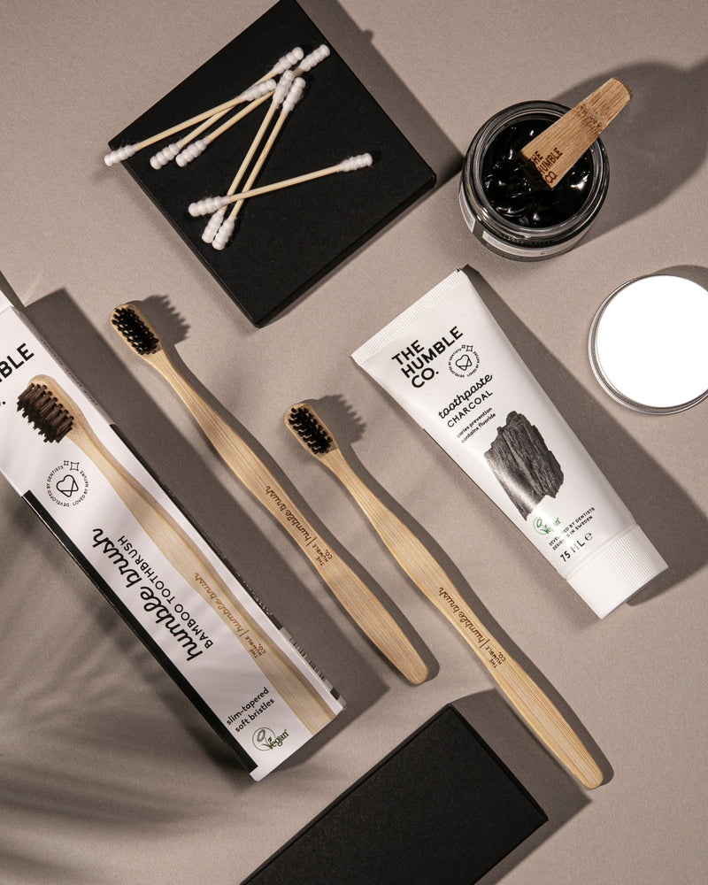 Humble Brush - Adult Black - Sensitive - The Humble Co.