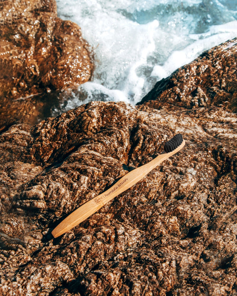 Humble Brush Adult - black, soft bristles - The Humble Co.