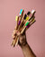 Humble Brush Adult - purple, medium bristles - The Humble Co.