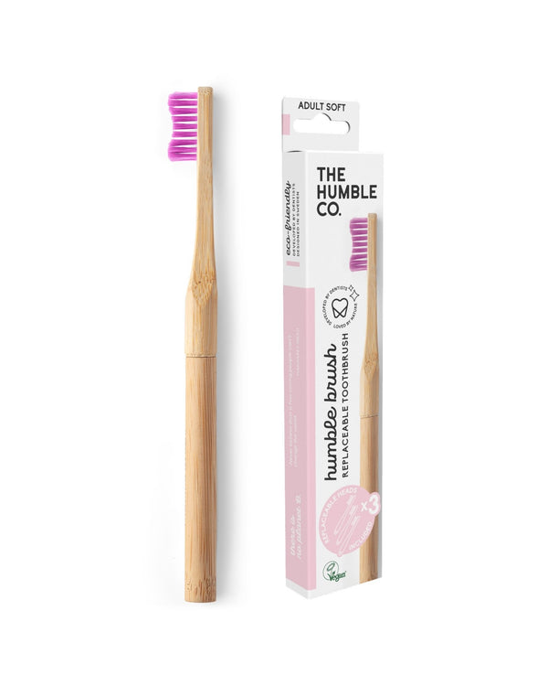 Humble Brush Adult - Purple Soft 3x heads - The Humble Co.