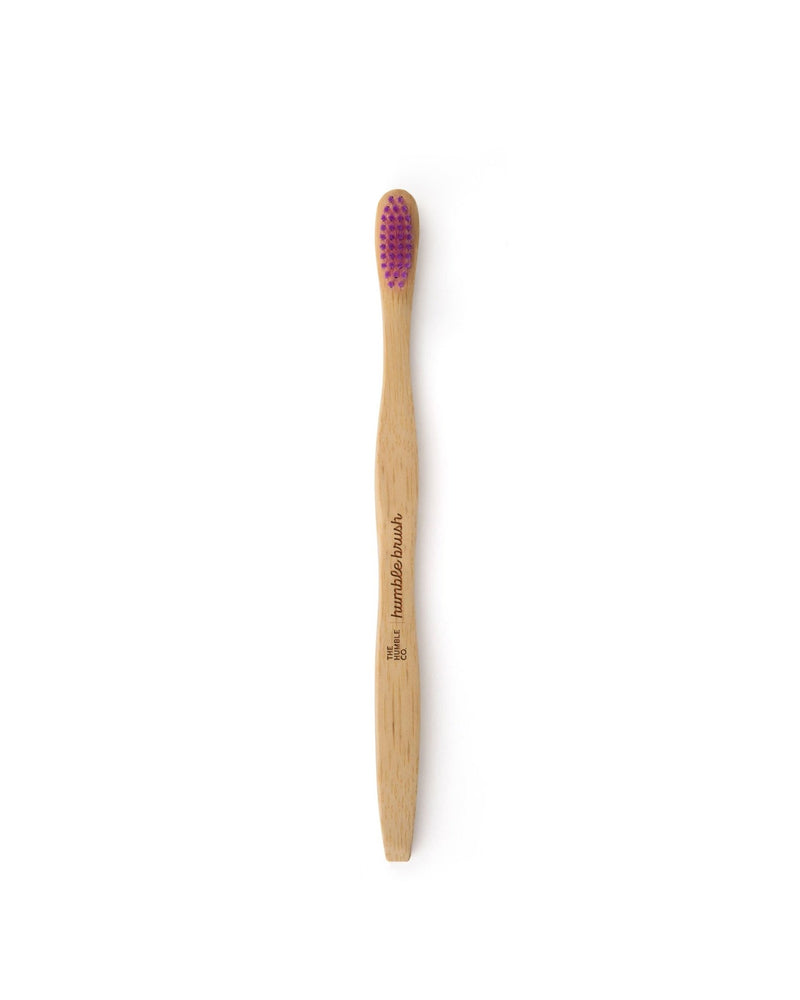 Humble Brush Adult - purple, soft bristles - The Humble Co.