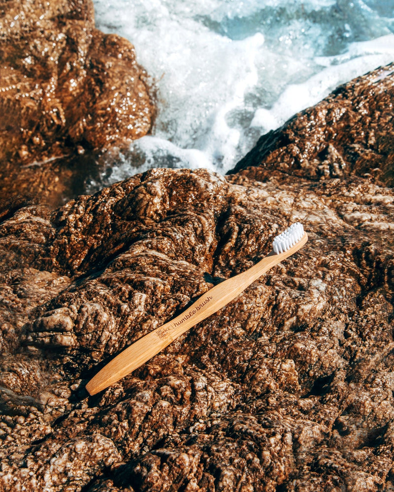 Humble Brush Adult - white, soft bristles - The Humble Co.