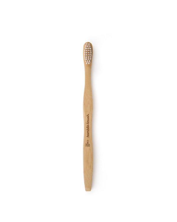Humble Brush Adult - white, soft bristles - The Humble Co.