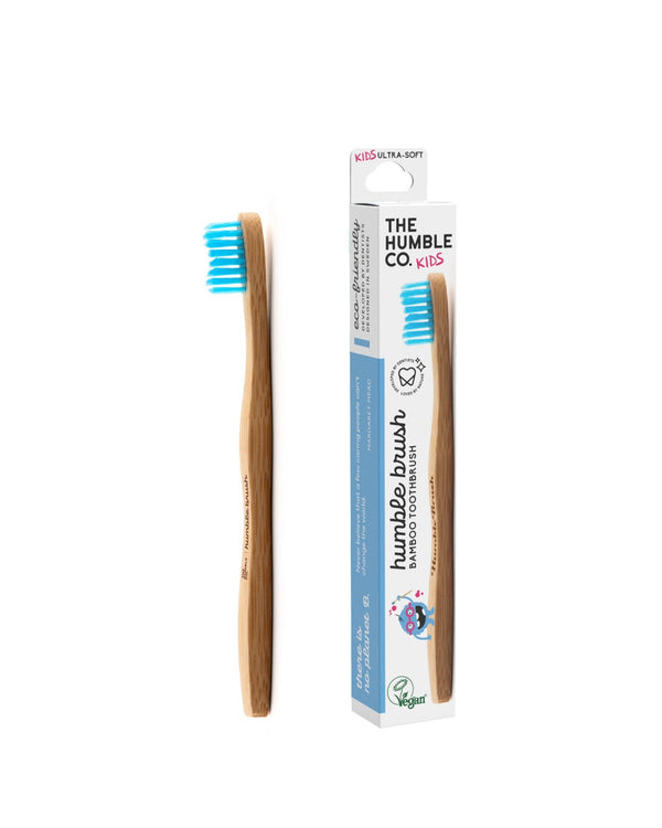 Humble Brush Kids - blue, ultra-soft - The Humble Co.