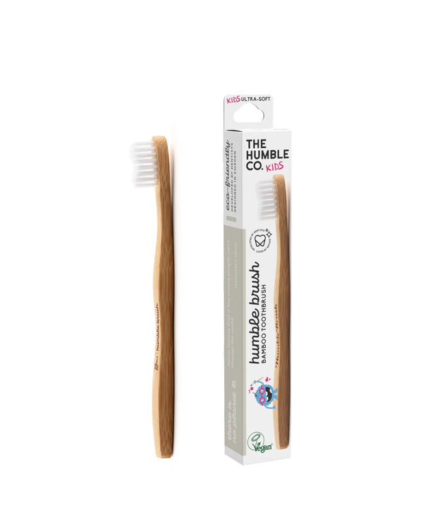 Humble Brush Kids - white, ultra-soft - The Humble Co.