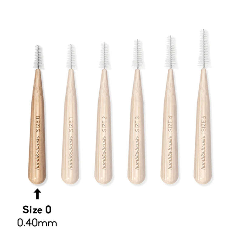 Interdental Brush Bamboo - SIZE 0 - 0,4 mm - The Humble Co.