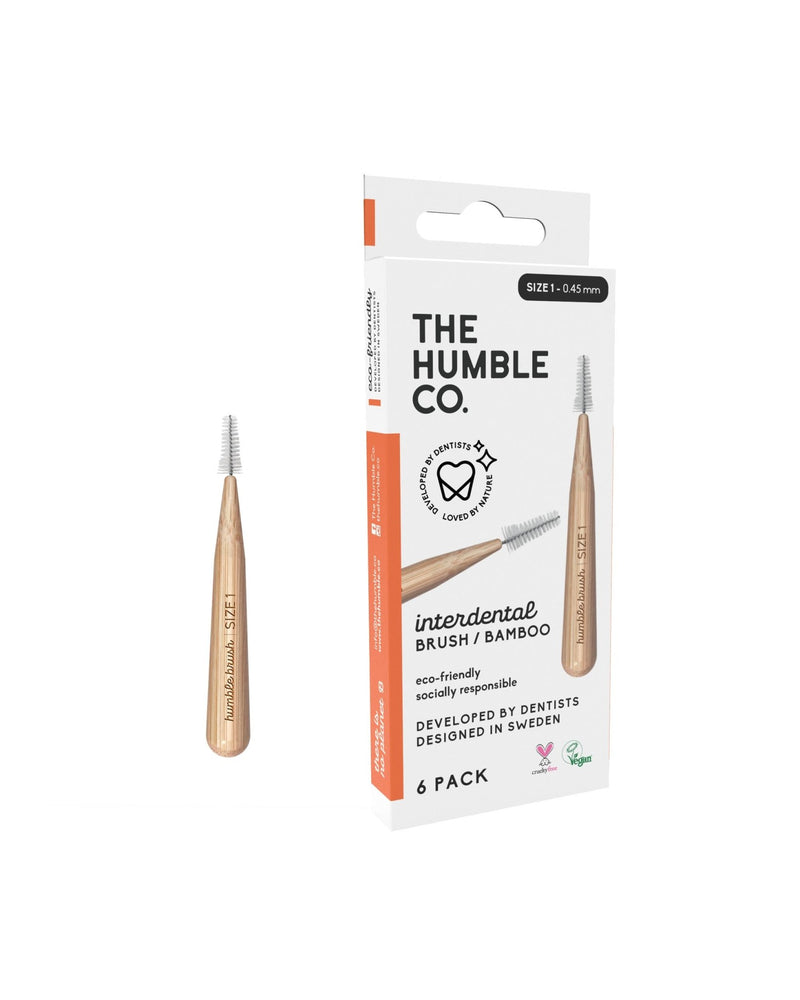 Interdental Brush Bamboo - SIZE 1 - 0,45 mm - The Humble Co.