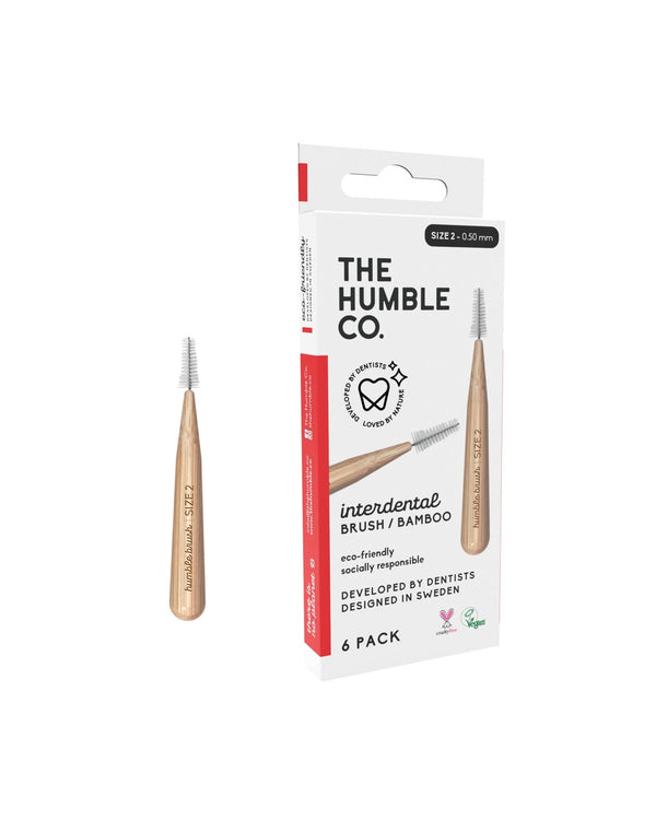 Interdental Brush Bamboo - SIZE 2 - 0,5 mm - The Humble Co.