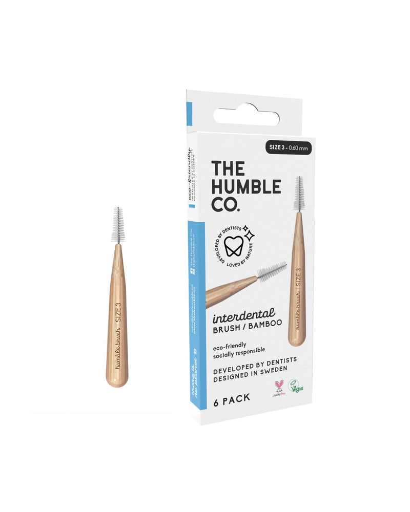 Interdental Brush Bamboo - SIZE 3 - 0,6 mm - The Humble Co.