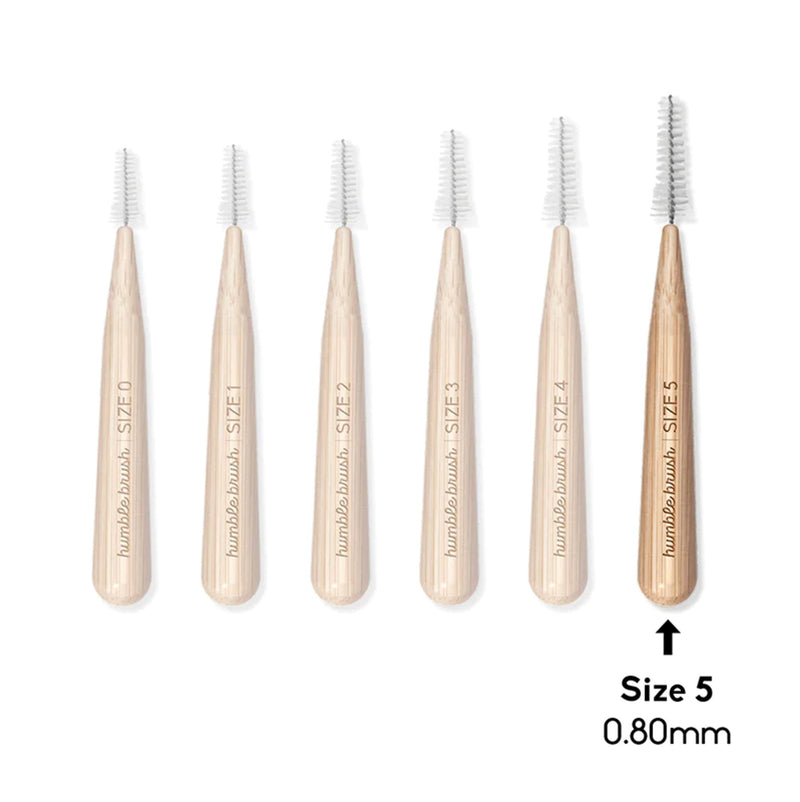 Interdental Brush Bamboo - SIZE 5 - 0,8 mm - The Humble Co.