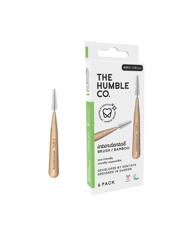 Interdental Brush Bamboo - SIZE 5 - 0,8 mm - The Humble Co.
