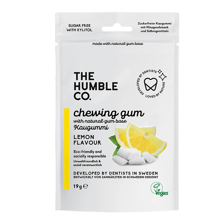 Natural Chewing Gum - Lemon - The Humble Co.