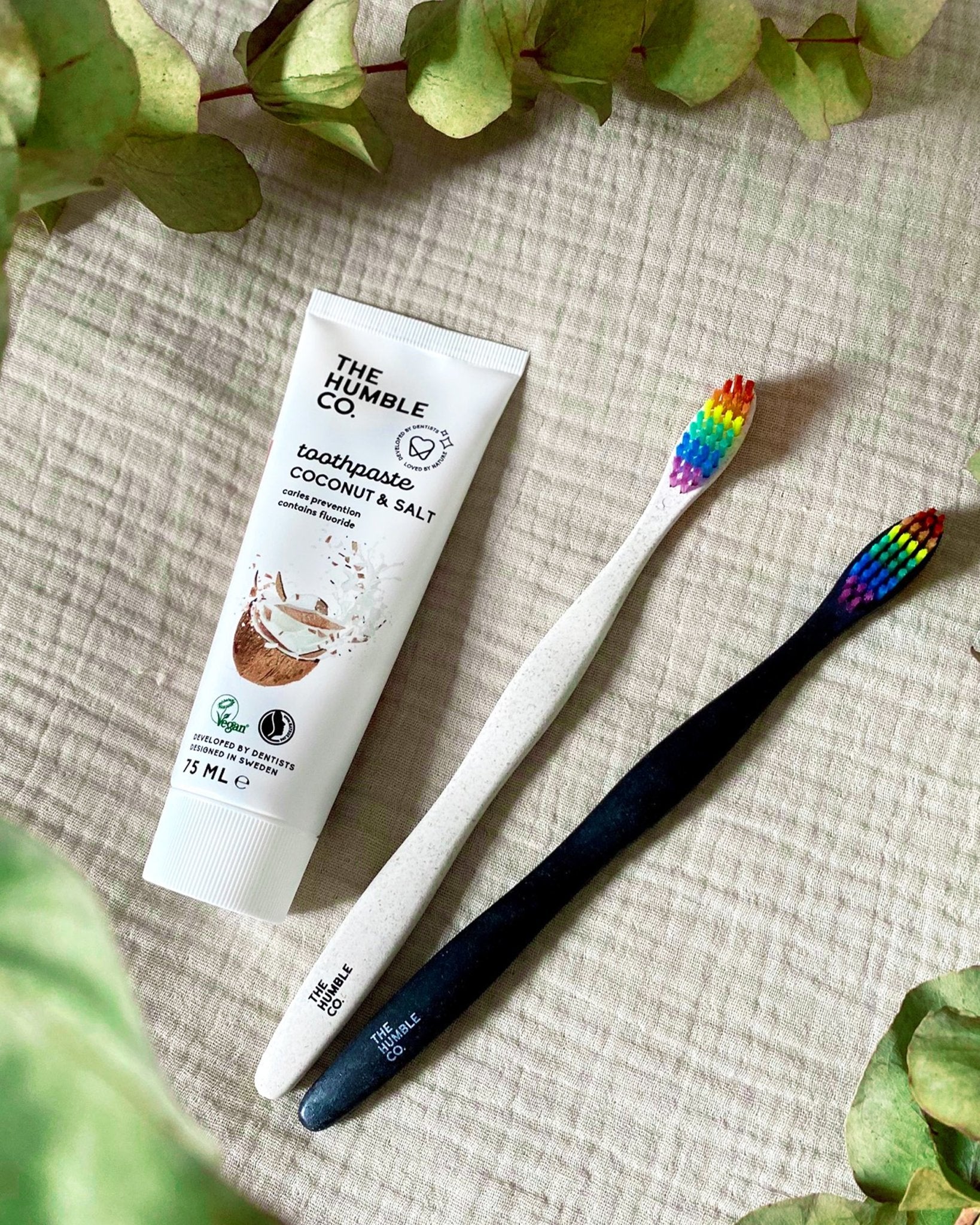Natural Toothpaste – Coconut &amp; Salt - The Humble Co.