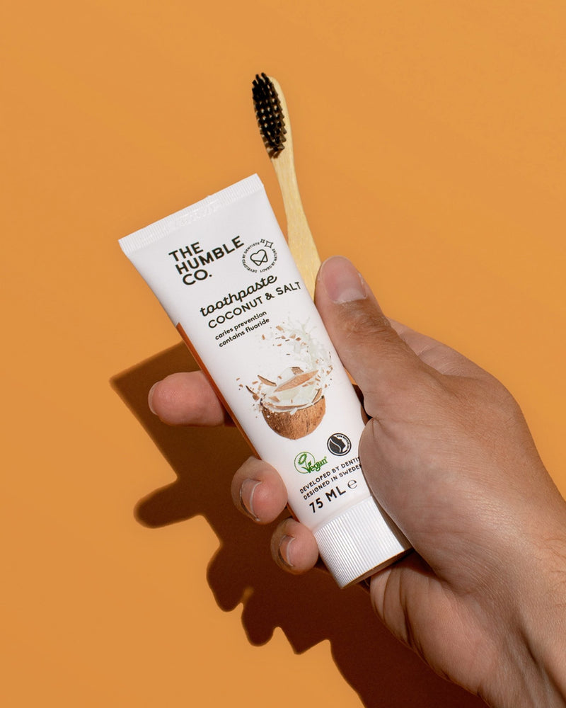 Natural Toothpaste – Coconut & Salt - The Humble Co.
