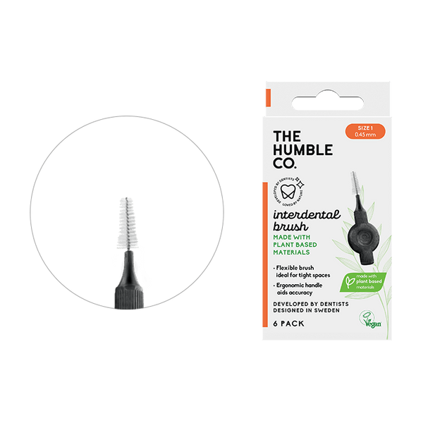 Plant Based Interdental Brush - SIZE 1 - 0,45 mm - The Humble Co.