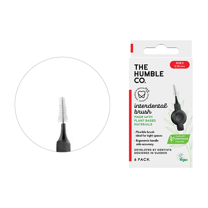 Plant Based Interdental Brush - SIZE 2 - 0,50 mm - The Humble Co.