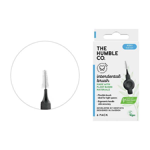 Plant Based Interdental Brush - SIZE 3 - 0,6 mm - The Humble Co.