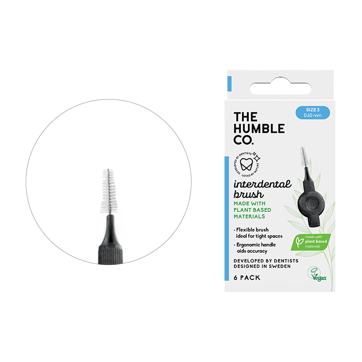 Plant Based Interdental Brush - SIZE 3 - 0,6 mm - The Humble Co.