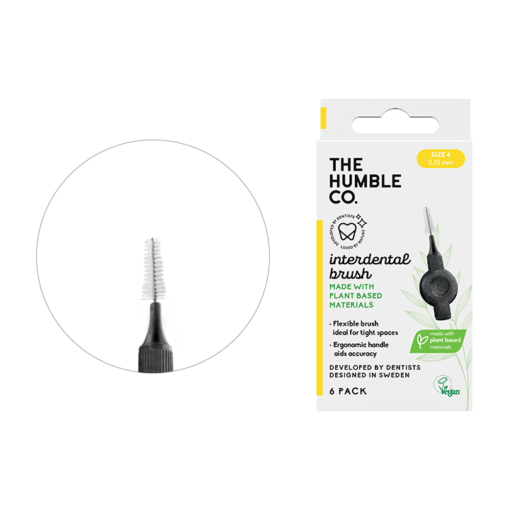 Plant Based Interdental Brush - SIZE 4 - 0,7 mm - The Humble Co.
