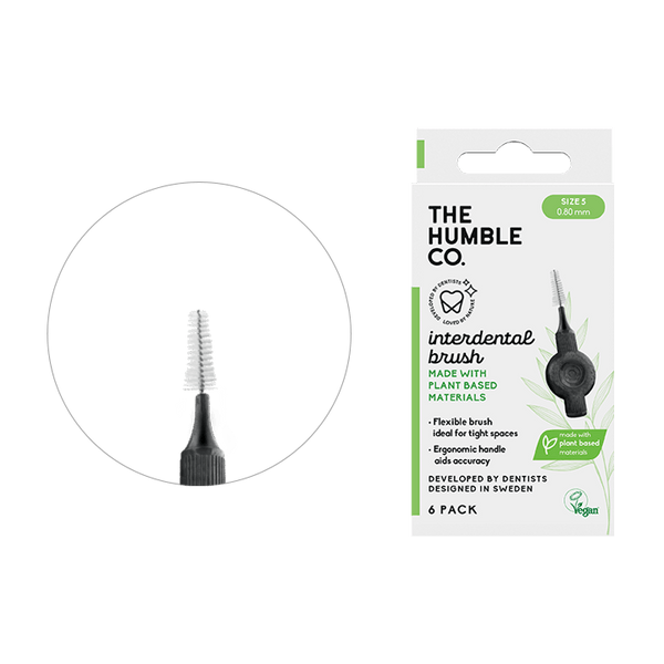 Plant Based Interdental Brush - SIZE 5 - 0,8 mm - The Humble Co.