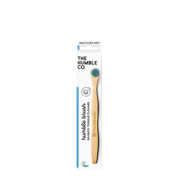 Tongue Cleaner - Blue, Ultra soft - The Humble Co.